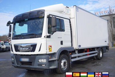 Kühlwagen MAN TGM 15.250 / Aubineau 15 EPAL refrigerat gebraucht