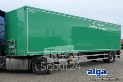 Kofferauflieger SPIER SGL 110, 1-Achser, Palfinger 3,0to. LBW, SAF gebraucht