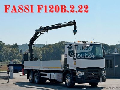 Autokran RENAULT T 380 * FASSI F120B.2.22 + FUNK * TOPZUSTAND ! gebraucht