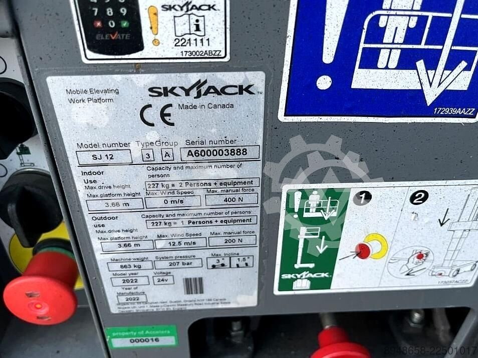 SkyJack SJ 12