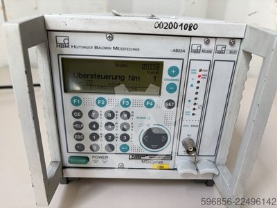 HBM MGCplus AB22A System Pomiarowy Wzmacniacz Modułowy Hottinger Baldwin HBM MGCplus AB22A System Pomiarowy Wzmacniacz M