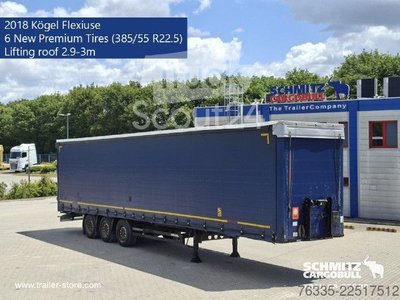 Auflieger mit Pritsche & Plane Kögel Curtainsider Mega gebraucht