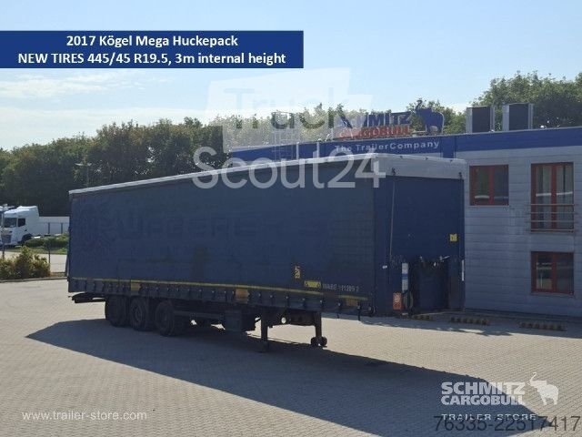 Auflieger mit Pritsche & Plane Kögel Curtainsider Mega gebraucht