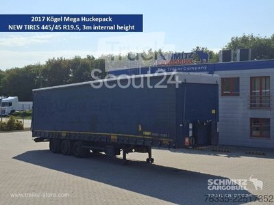 Auflieger mit Pritsche & Plane Kögel Curtainsider Mega gebraucht