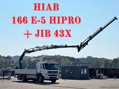 VOLVO FM 460 * HIAB 166 E-5 HIPRO + JIB 43X + FUNK