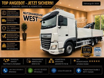 LKW mit Pritsche (offen) DAF XF 480 FAN Baustoff*Atlas 186.3 Kran Hochsitz 7m gebraucht