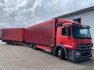 LKW mit Getränkeaufbau MERCEDES-BENZ Actros 2541L 6x2 Spier SafeServer_LBW_ Lenkachse gebraucht