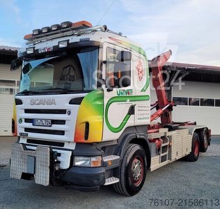 Abrollkipper SCANIA R 440 Lift Lenkachse Multilift Knickarm gebraucht