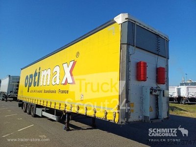Auflieger mit Pritsche & Plane Schmitz Cargobull Curtainsider Mega Getränke gebraucht