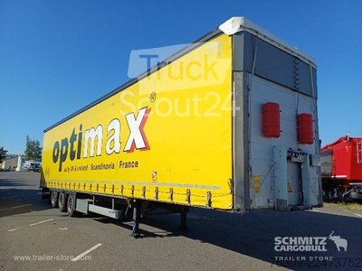 Auflieger mit Pritsche & Plane Schmitz Cargobull Curtainsider Mega Getränke gebraucht