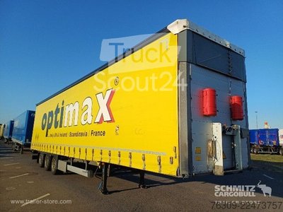 Auflieger mit Pritsche & Plane Schmitz Cargobull Curtainsider Mega Getränke gebraucht