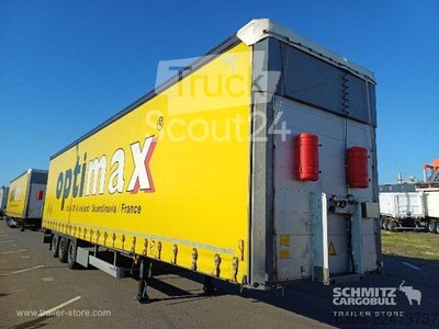 Auflieger mit Pritsche & Plane Schmitz Cargobull Curtainsider Mega Getränke gebraucht