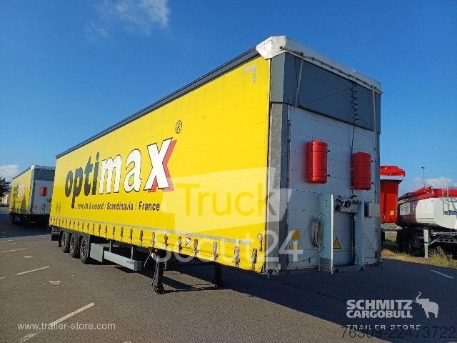 Auflieger mit Pritsche & Plane Schmitz Cargobull Curtainsider Mega Getränke gebraucht