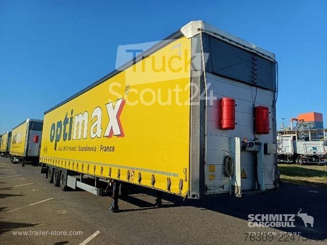Auflieger mit Pritsche & Plane Schmitz Cargobull Curtainsider Mega Getränke gebraucht