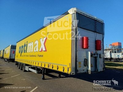 Auflieger mit Pritsche & Plane Schmitz Cargobull Curtainsider Mega Getränke gebraucht