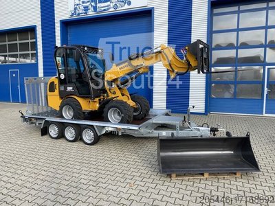 Radlader inkl. Tieflader + Gabelpaket Berger Kraus Radlader/Teleskoplader BK810T *KUBOTA* Ausstellungsmaschine