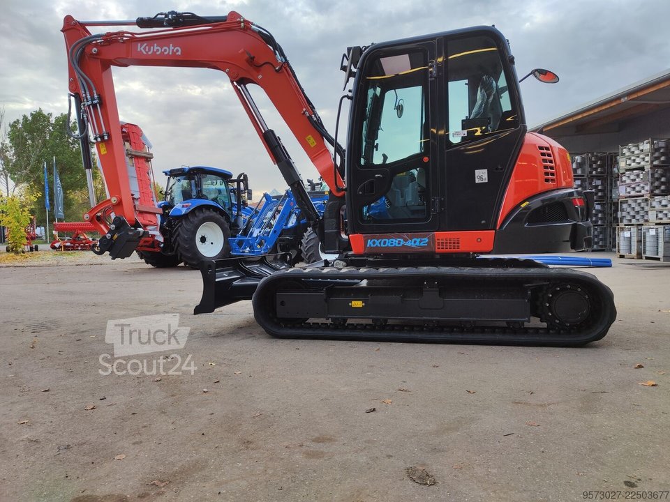 Minibagger Kubota KX 080-4MGL gebraucht