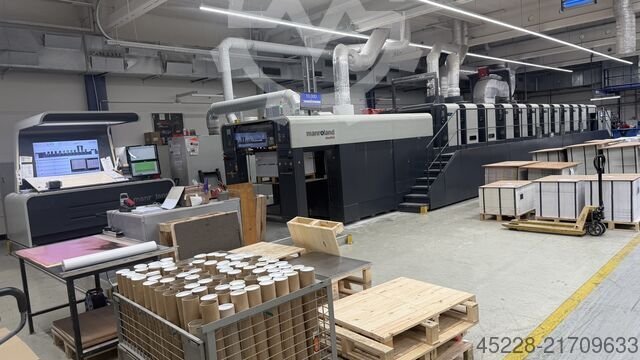 Man Roland R 707 LTTLV UV Evolution + Mabeg RS 104