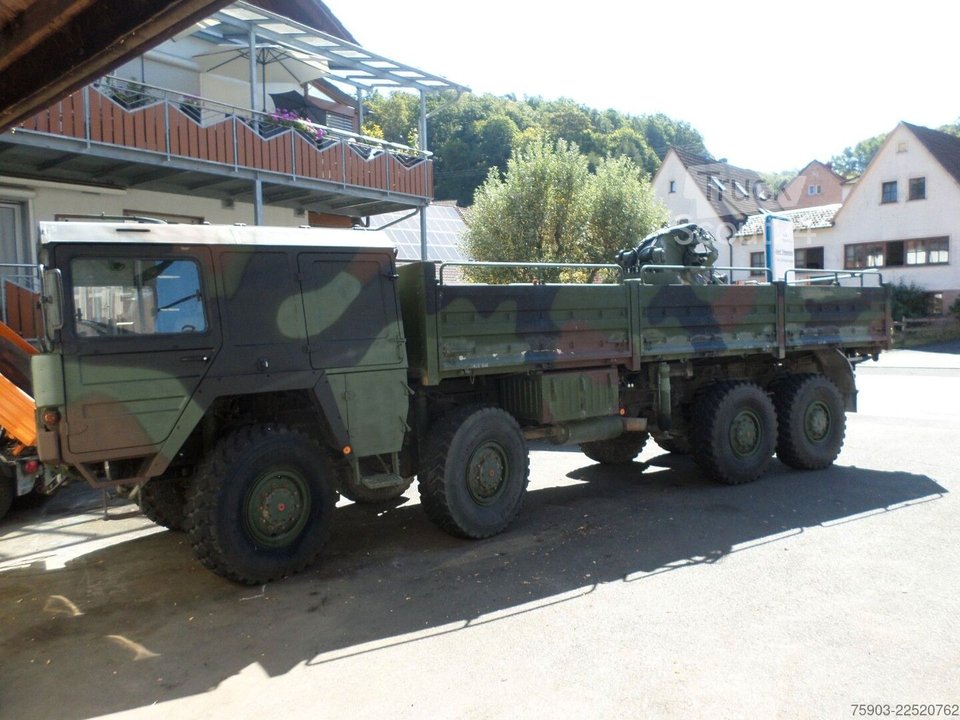 LKW mit Pritsche (offen) MAN KAT 1  8x8  10 Ton   Winde  Top Zustand gebraucht