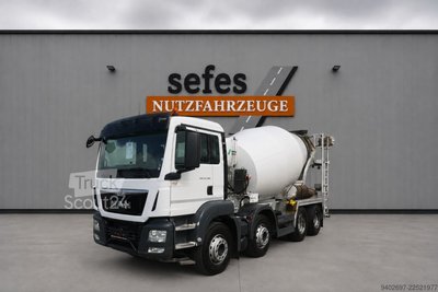 Betonmischer LKW MAN TGS 32.360 8x4 BB Stetter 9m3 gebraucht