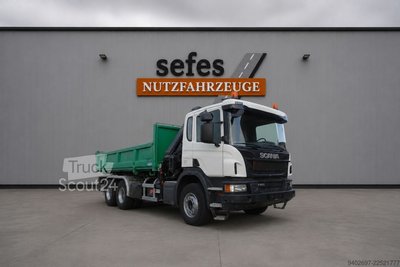Kipper LKW SCANIA P410 6x4 Kipper mit Kran -Hiab 188 ES-3 gebraucht