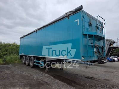 Auflieger mit Walkingfloor REISCH 65 cbm Schubboden, BPW Trommel, Kornschieber gebraucht