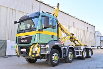 Abrollkipper MAN TGS35.400  E6 8x4 Pritarder Hiab Alu Felgen gebraucht
