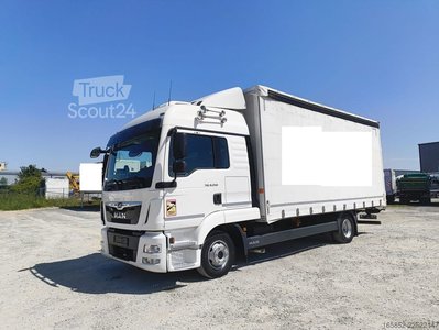 Schiebeplane MAN TGL 8.250 XXL Plane Standklima AHK 4x2 gebraucht