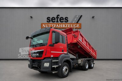 Dreiseitenkipper LKW man TGS 26.480 6x4 BL Bordmatik 3seitenkippe gebraucht