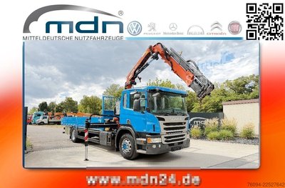 Autokran SCANIA P250 4x2 Pritsche KRAN 14m 5./6. Steuerkre FUNK gebraucht