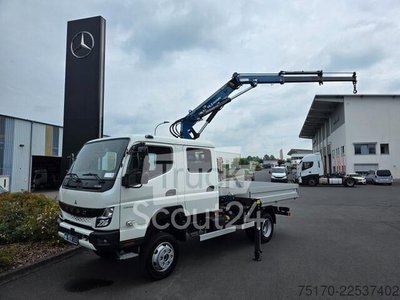 Pritschenwagen Doppelkabine Mitsubishi Fuso Canter 6C18D DoKa 4x4 Kran Atlas 65.2 - A2 gebraucht