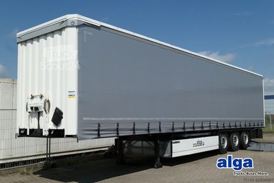 Auflieger mit Pritsche & Plane KRONE SD, Palettenkasten, Rungen, Zertifikat, Lift gebraucht