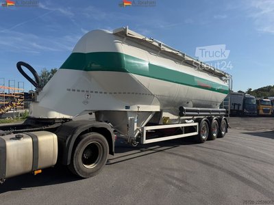 Siloauflieger Feldbinder EUT 49,3 Zementsilo Liftachse | 3 Kammer | Scheibenbremse gebraucht