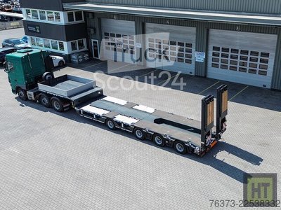 Tieflader-Sattelauflieger Goldhofer 4-(1+3)-Achs-Tele-Semi-2P. Radmu.-Rampen neu
