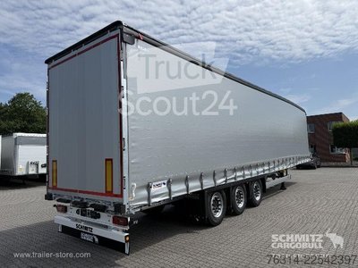 Auflieger mit Pritsche & Plane Schmitz Cargobull Curtainsider Mega Getränke neu