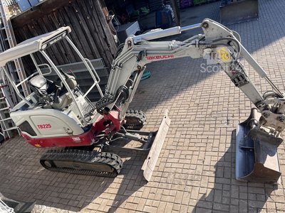 Minibagger Takeuchi TB 225 S V3 Schutzdach gebraucht