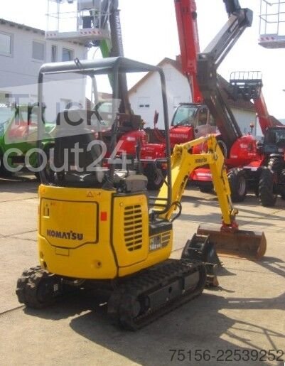 Minibagger Komatsu PC 14 R - 3HS * 2x Löffel * * Vorführm * gebraucht