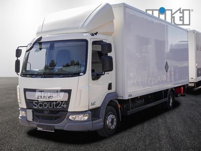 LKW mit Kofferaufbau DAF LF 220 12t SAXAS KOFFER + ANHÄNGER MOESLEIN AHK gebraucht