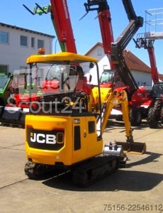 Minibagger JCB 16C-1 T3 ** 2x Löffel ** gebraucht