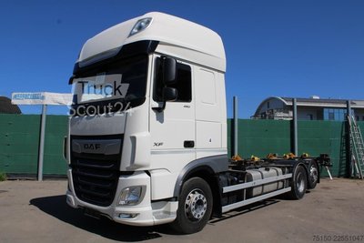 Wechselfahrgestell LKW DAF XF 480 FAR 6x2 LL - 2 x Tank - Nr.: 967 gebraucht