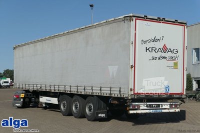 Auflieger mit Pritsche & Plane KRONE SD, Edscha, Schiebeplane, Zurrösen, Luftfederung gebraucht