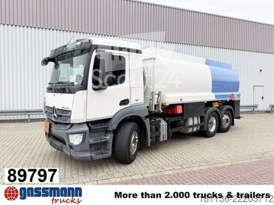 LKW mit Tankaufbau Mercedes-Benz Antos 2543 L 6x2, Lenkachse, ADR, Rohr Tank ca. gebraucht