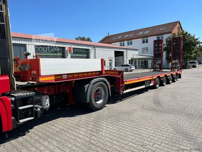 Tieflader-Sattelauflieger FAYMONVILLE STN-4UBX / hydr. Hubbed / Funk / Seilwinde gebraucht