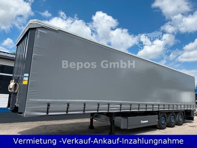 Auflieger mit Pritsche & Plane KRONE Profi Liner SDP 27 ELB 4-CS-SAF- gebraucht