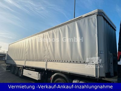 Auflieger mit Pritsche & Plane KRONE SD - Profi Liner-PK-SAF-Bordwandsieder-Rungen gebraucht