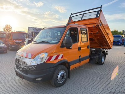 Transporter mit Kipper IVECO Daily 70C17 Meiller 3-Seiten-Kipper/Doka 7-Sitze gebraucht