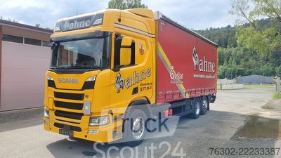 LKW mit Pritsche & Plane SCANIA R 450 Topline 6x2 Lift&Lenkachse LBW Alu gebraucht