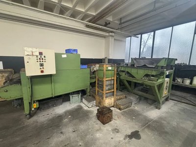 Rösler - Gleitschleifanlage inkl. Bandtrockner, Rüttler & Trockenanlage