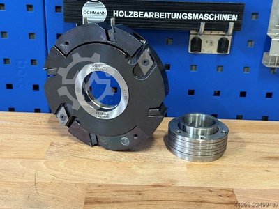 Örtli Verstell-Nut-Fräser Örtli mit Buchse und Zwischenringen