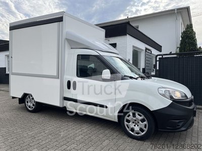 Verkaufswagen/ Food Truck Fiat Doblo 1.6D Foodtruck Verkaufsaufbau Verkaufsfahrzeug gebraucht